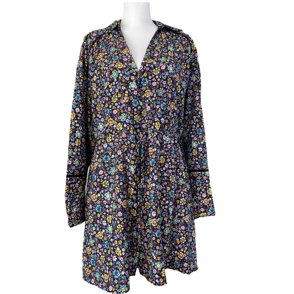 Zara Floral Mini Dress - Multicolor